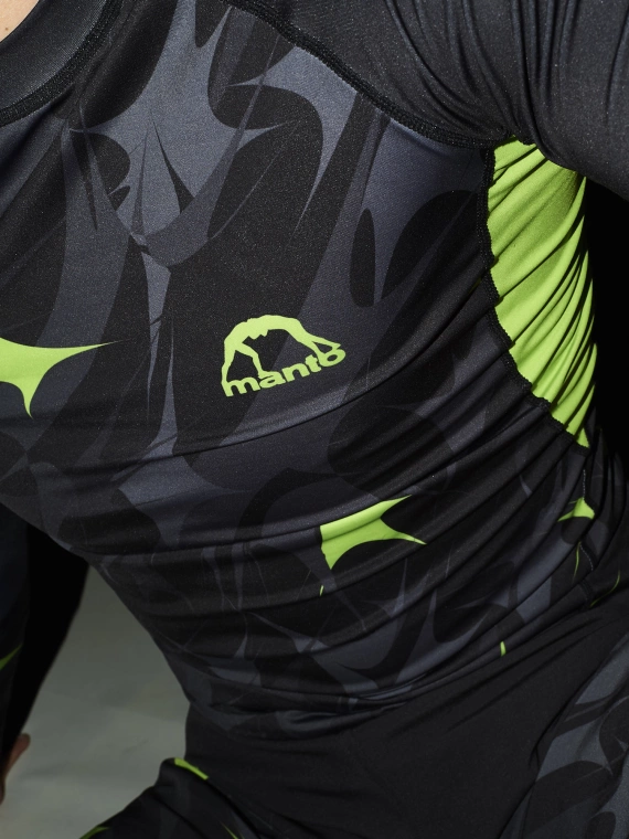 MANTO long sleeve rashguard TERRA czarny