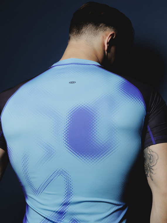 MANTO rashguard ATOMIC niebieski