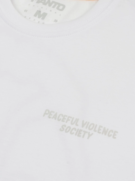 MANTO t-shirt SOCIETY 25 biały