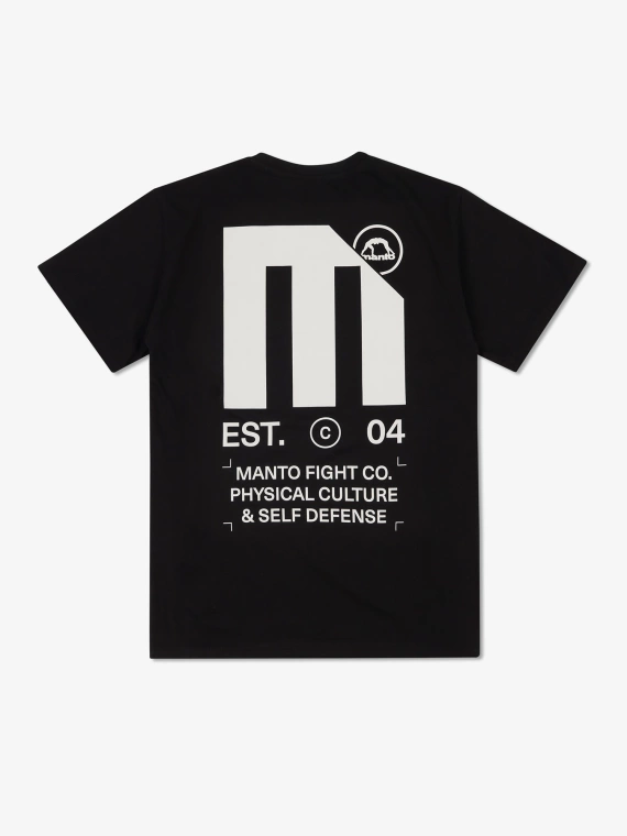 MANTO t-shirt ULTRA czarny