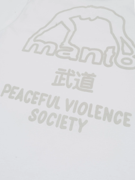 MANTO t-shirt SOCIETY 25 biały