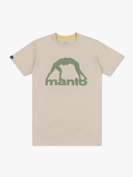 MANTO t-shirt VIBE 25 beżowo-khaki