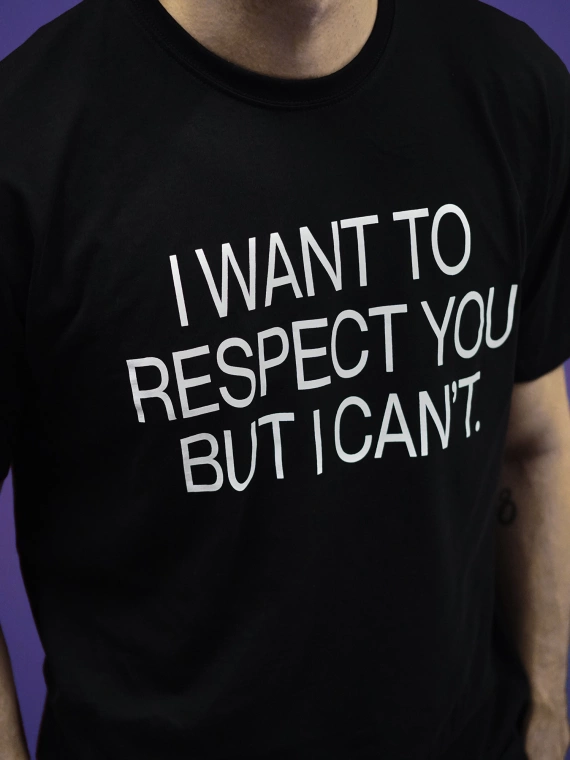 MANTO t-shirt RESPECT czarny