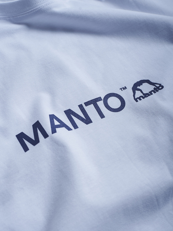 MANTO t-shirt INSANE  OVERSIZE biały