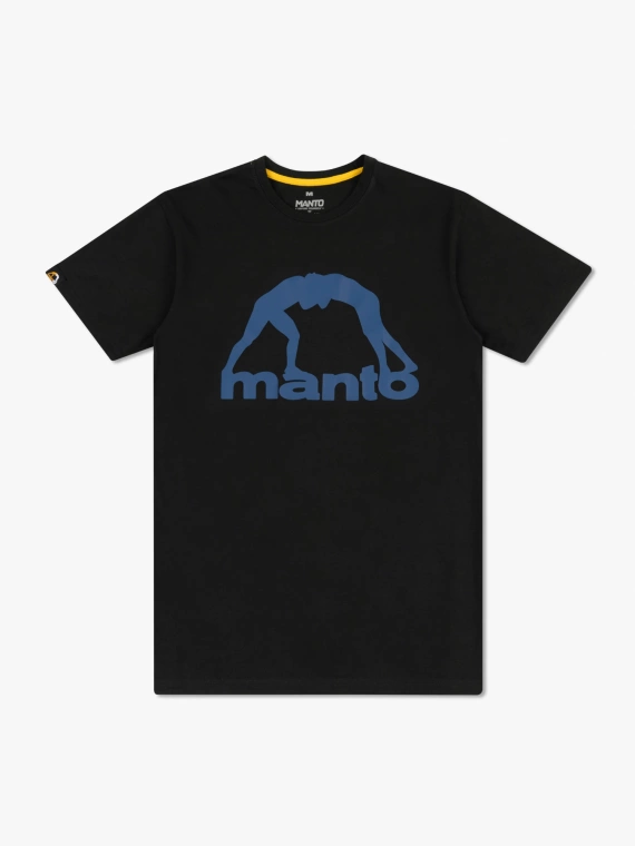 MANTO t-shirt VIBE 25 czarny onyks-granatowy