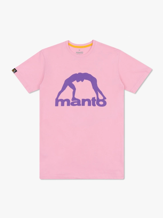 MANTO t-shirt VIBE 25 różowo-fioletowy