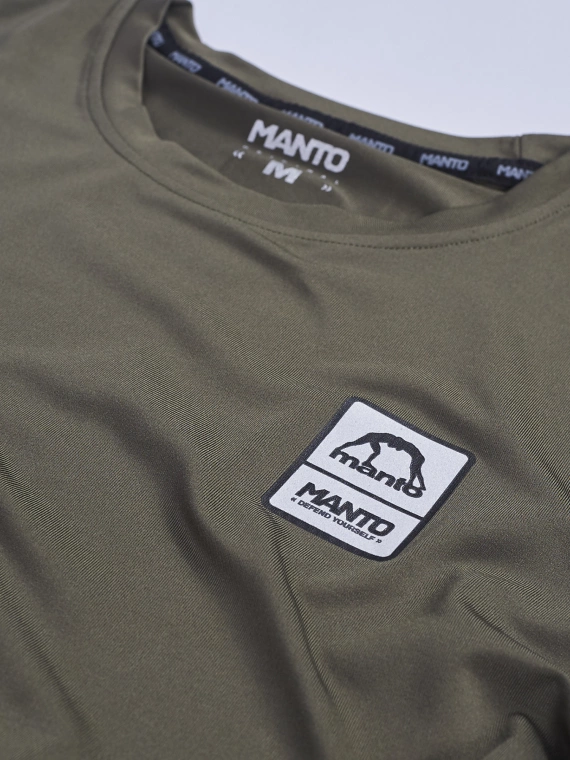 MANTO t-shirt treningowy PULSE khaki