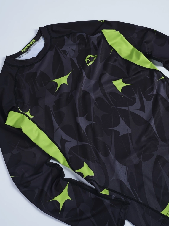 MANTO long sleeve rashguard TERRA czarny