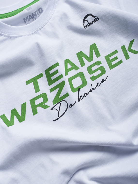 MANTO t-shirt TEAM WRZOSEK 23 biały