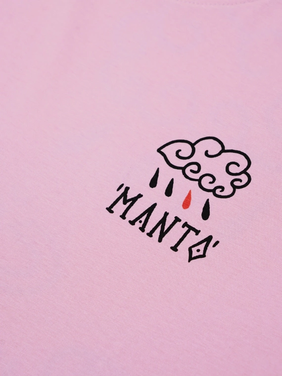 MANTO t-shirt BITTER SWEET różowy