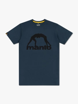 MANTO t-shirt VIBE 25 granatowo-czarna