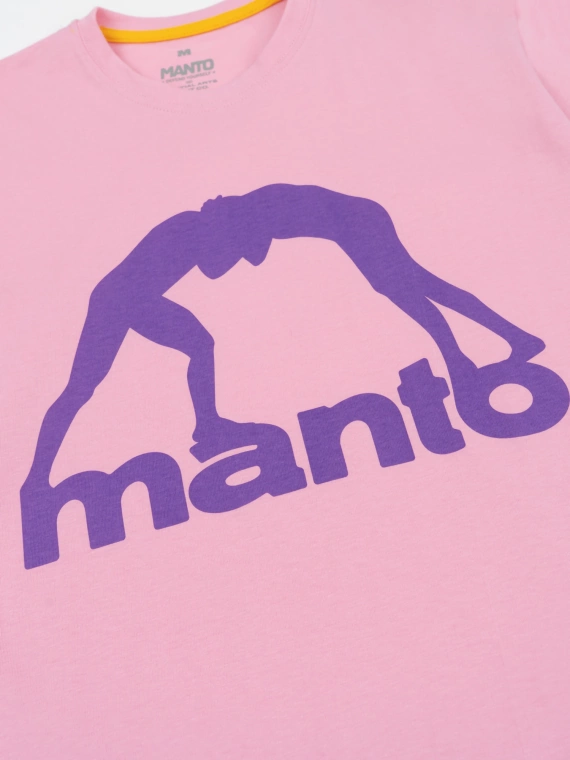 MANTO t-shirt VIBE 25 różowo-fioletowy