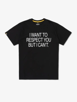 MANTO t-shirt RESPECT czarny