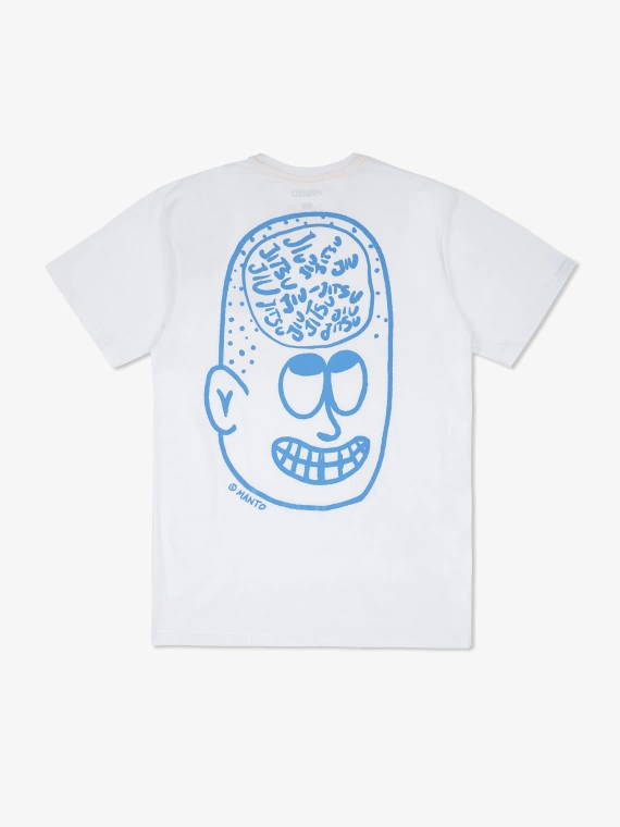 MANTO t-shirt THOUGHTS biały