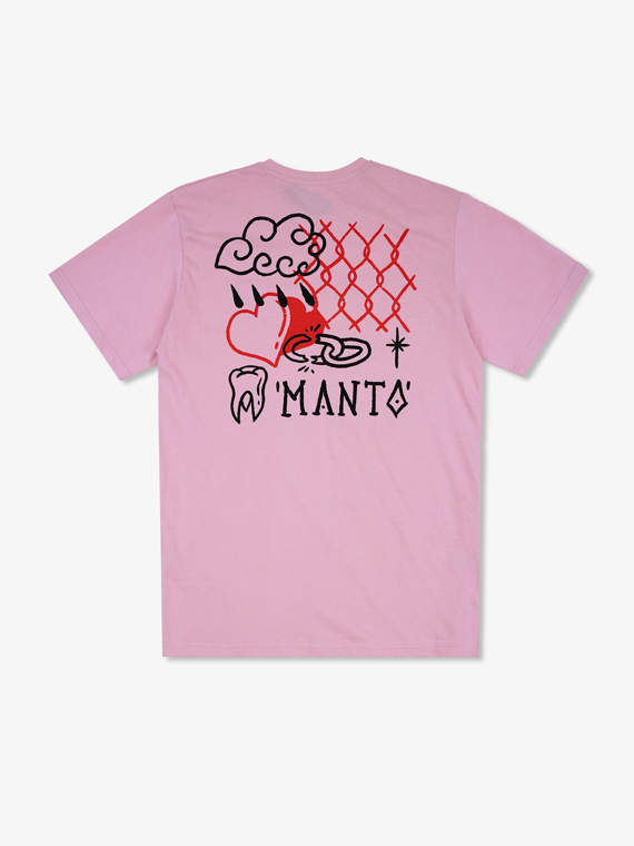 MANTO t-shirt BITTER SWEET różowy