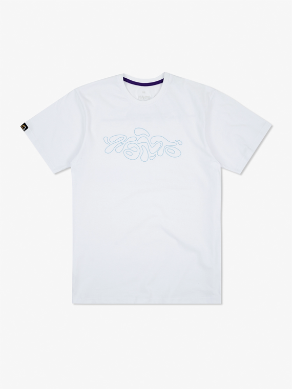 MANTO t-shirt LAVA  biały