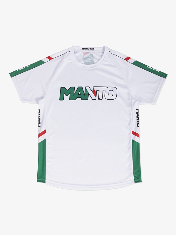 MANTO  t-shirt treningowy TEAM WRZOSEK biały