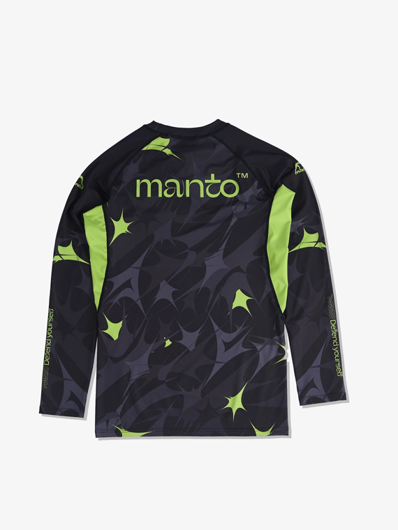 MANTO long sleeve rashguard TERRA czarny