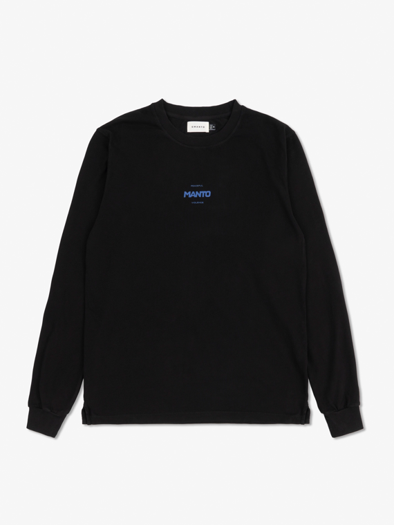 MANTO longsleeve BLUR czarny