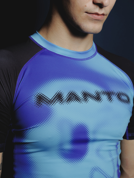 MANTO rashguard ATOMIC niebieski