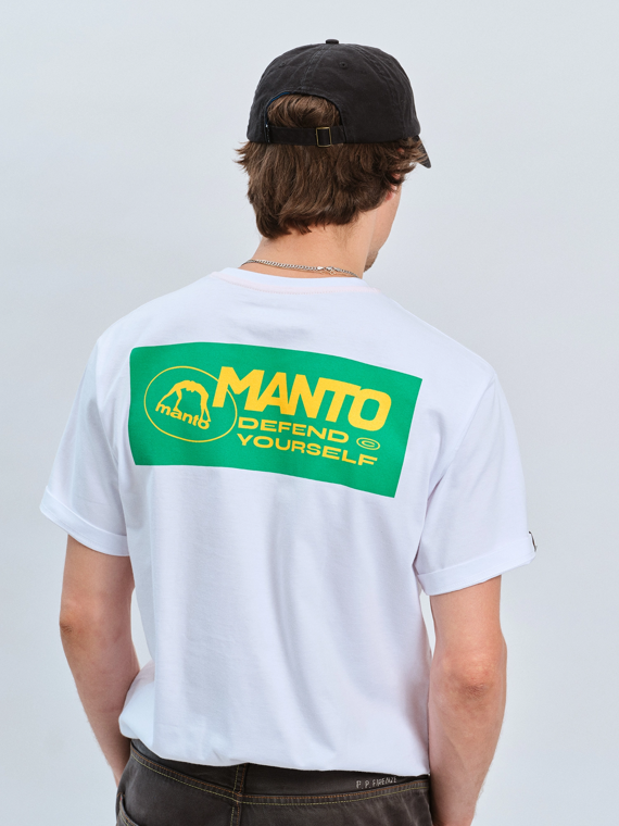 MANTO t-shirt BLOCK 24 biały