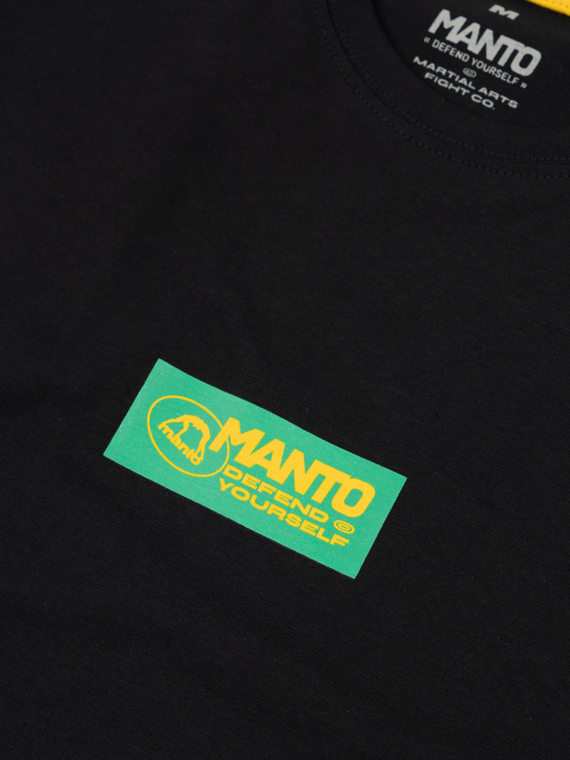 MANTO t-shirt BLOCK 24 czarny