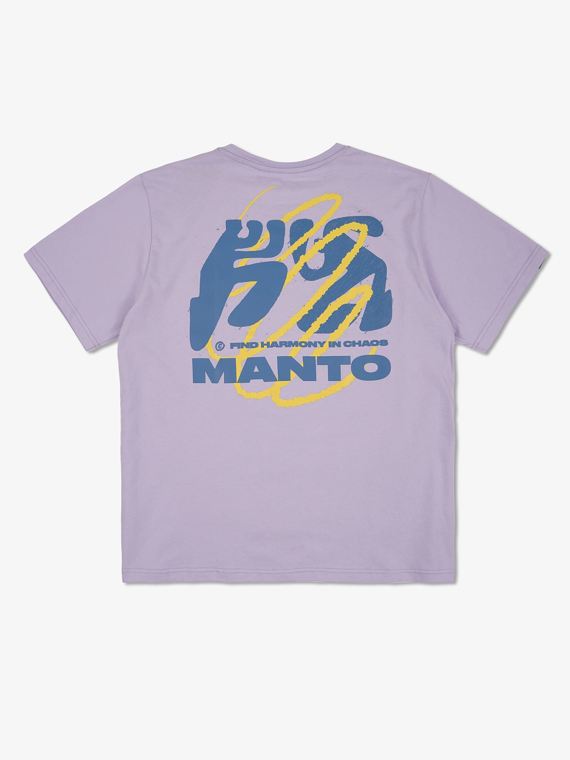 MANTO t-shirt HARMONY OVERSIZE lila