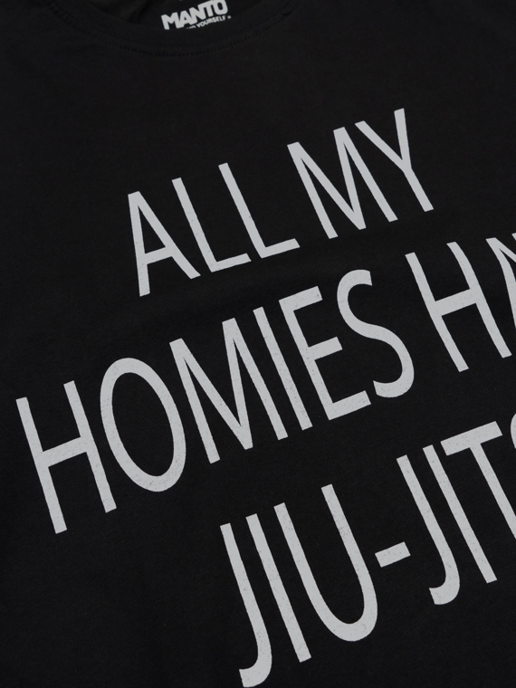 MANTO t-shirt HOMIES czarny