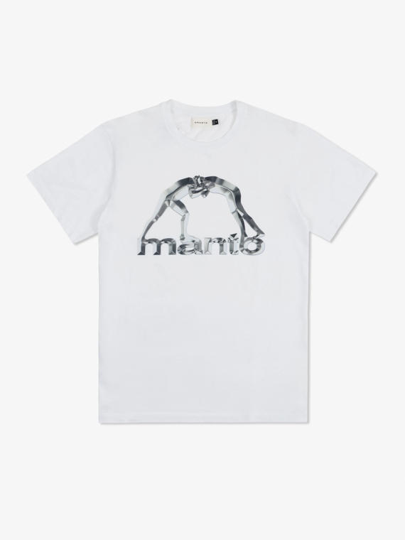 MANTO t-shirt METAL biały