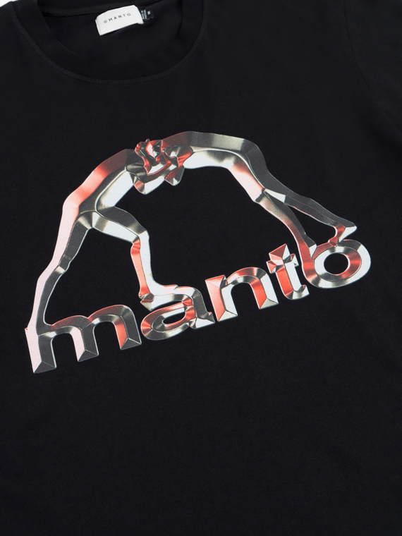 MANTO t-shirt METAL czarny