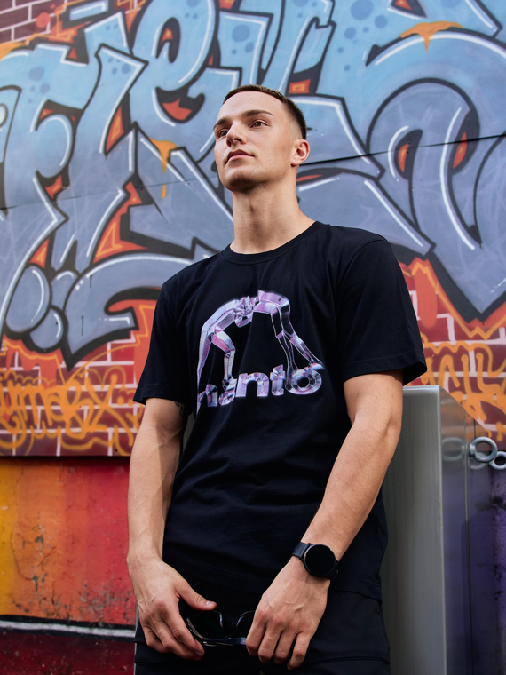 MANTO t-shirt MIRAGE czarny