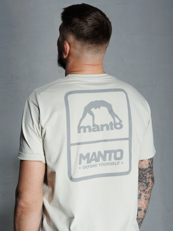 MANTO t-shirt PULSE beżowy