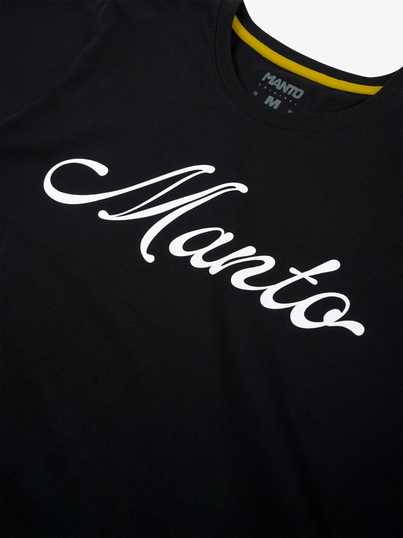 MANTO t-shirt SLEEK OVERSIZE czarny