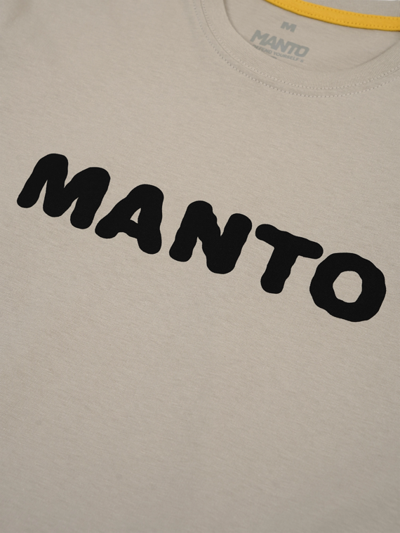 MANTO t-shirt TIGER`S TAIL beżowy