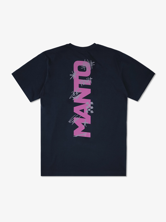 MANTO t-shirt VERTICAL granatowy