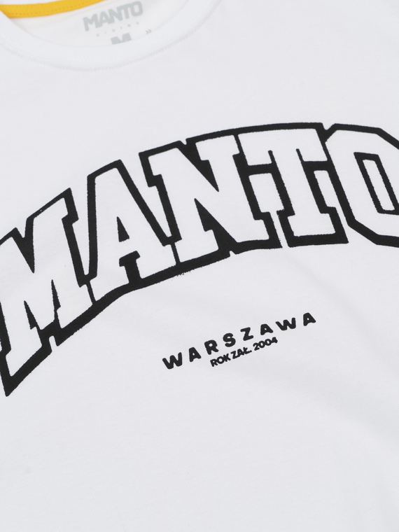 MANTO t-shirt WARSZAWA OVERSIZE biały