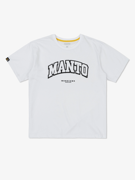 MANTO t-shirt WARSZAWA OVERSIZE biały