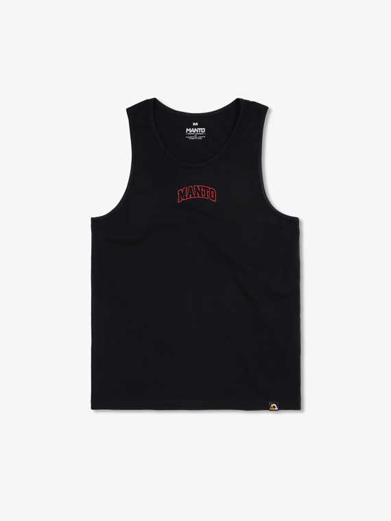 MANTO tank top VARSITY czarny