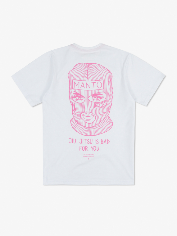 MANTO x KTOF t-shirt BALACLAVA biała