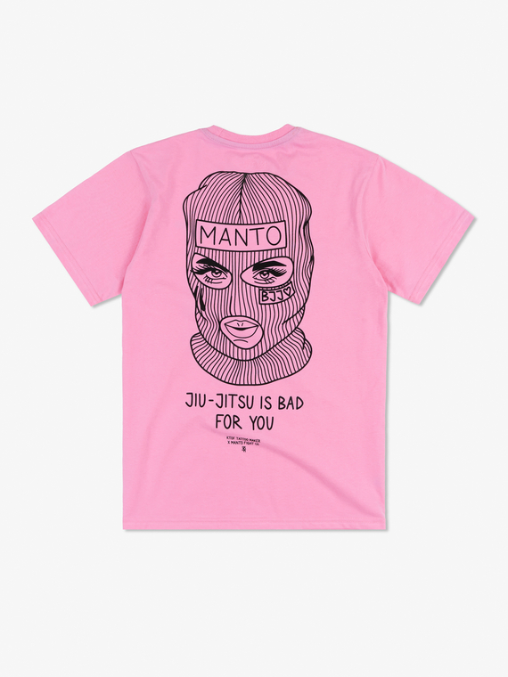 MANTO x KTOF t-shirt BALACLAVA różowy